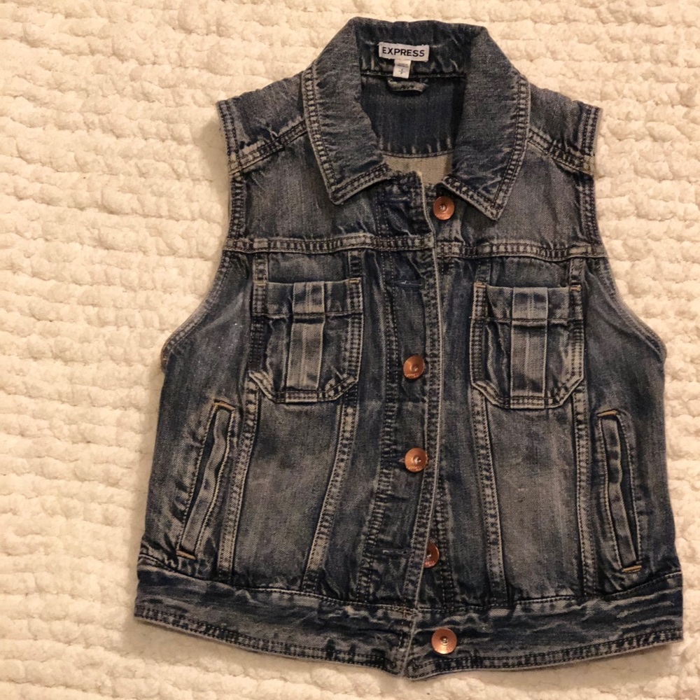 Denim vest